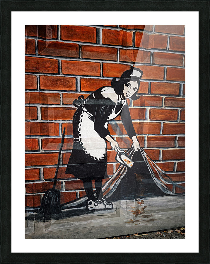 Cleaning House Picture Frame print