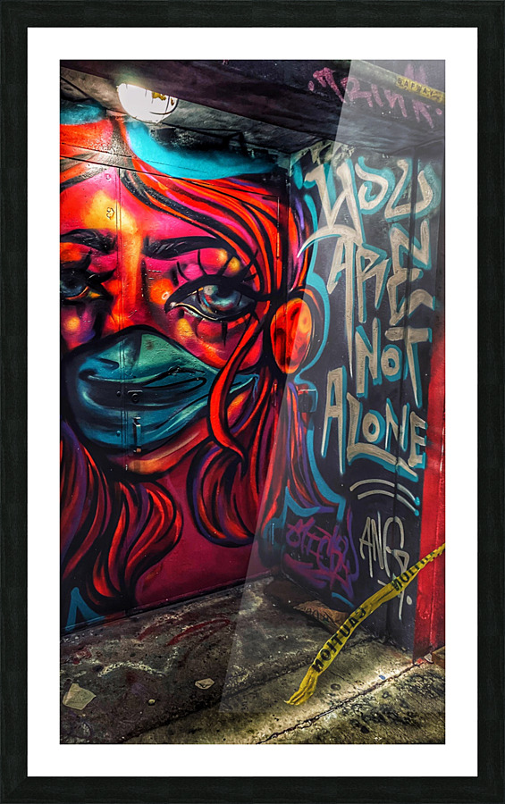 Not Alone  Picture Frame print