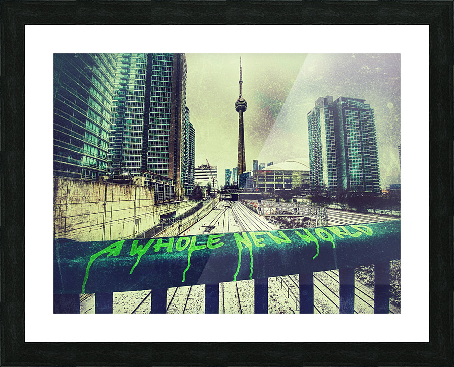 Toronto New World Picture Frame print