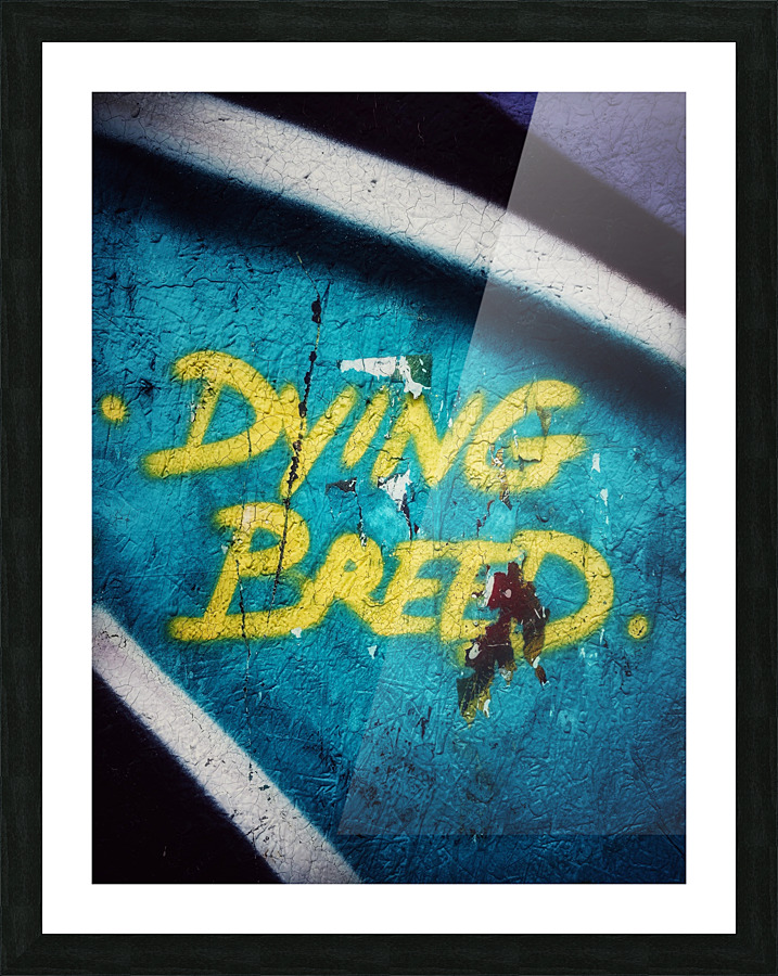 Dying Message Picture Frame print