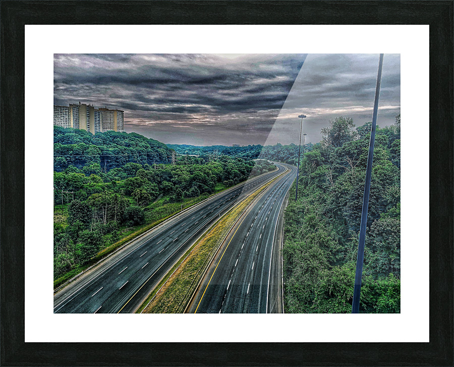 404 View Picture Frame print