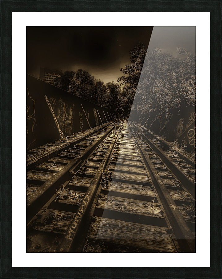 Track Time Picture Frame print