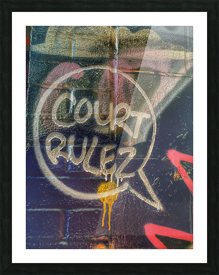 Court Rules Picture Frame print