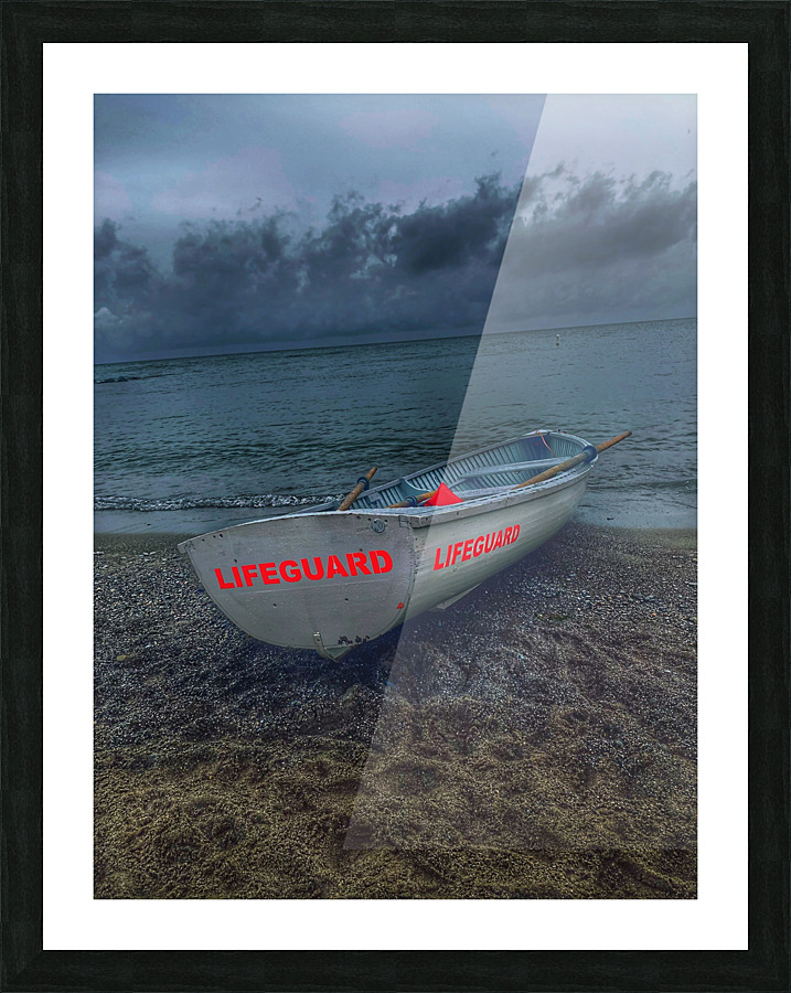 Woodbine Beach Picture Frame print