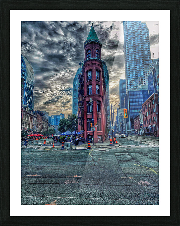 Toronto Flatiron Building Picture Frame print