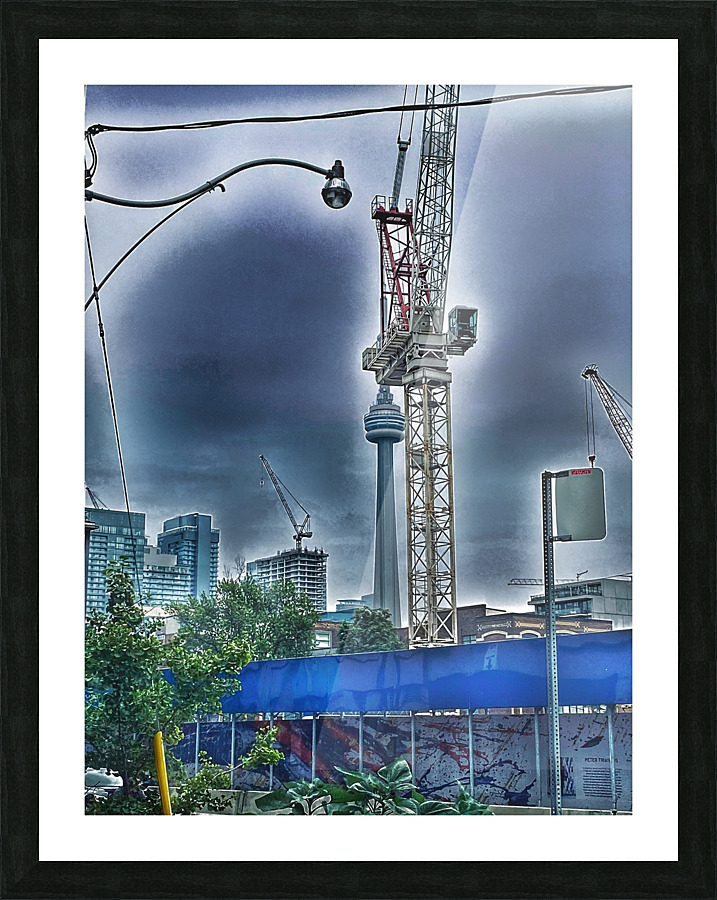 T.O. Construction Picture Frame print
