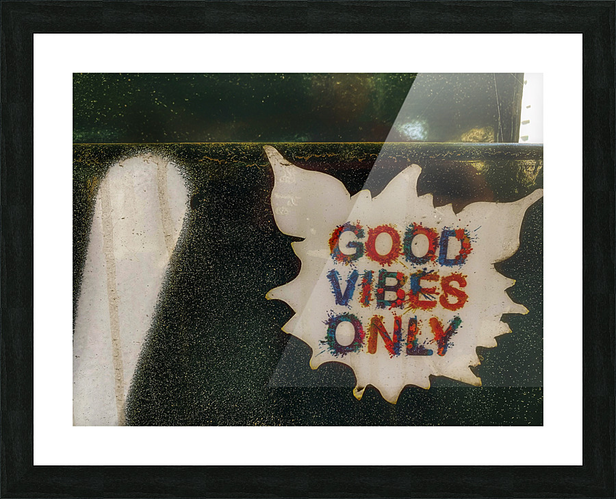 Good Vibes Picture Frame print