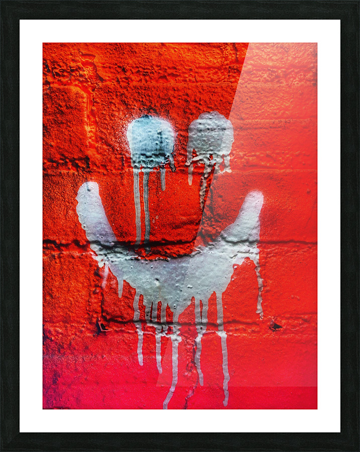 Graffiti Smile Picture Frame print