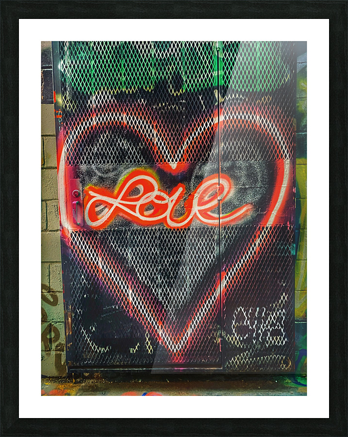 Just Love Picture Frame print