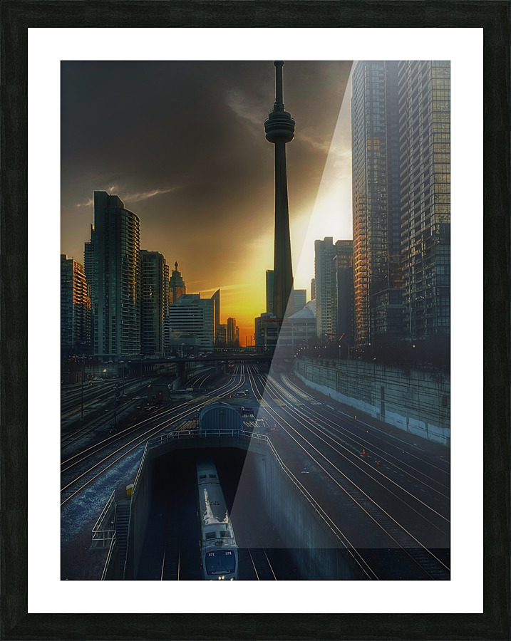Toronto East View Picture Frame print