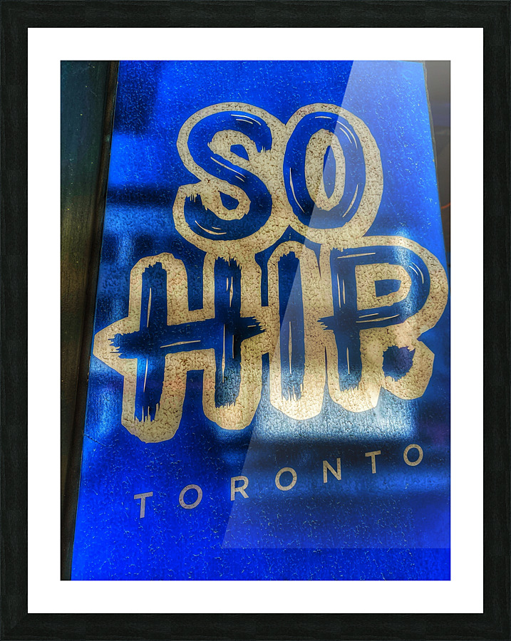 So Hip Toronto Picture Frame print