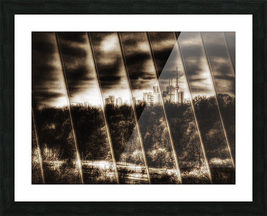 Bloor Bridge View Picture Frame print