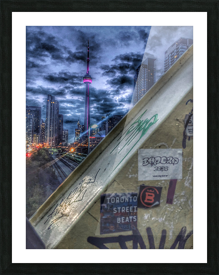 Toronto Street Beat View Picture Frame print