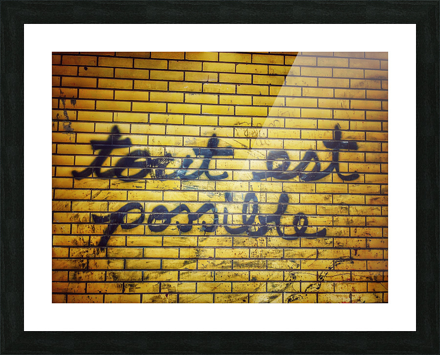 tout est possible Picture Frame print