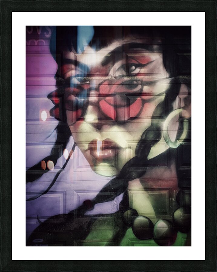 The Look Picture Frame print