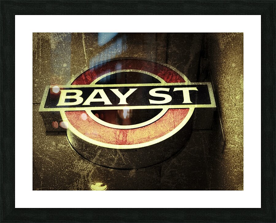 Toronto Bay St. Picture Frame print