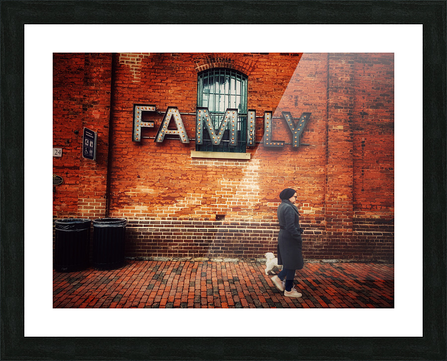 The Distillery District Family Picture Frame print
