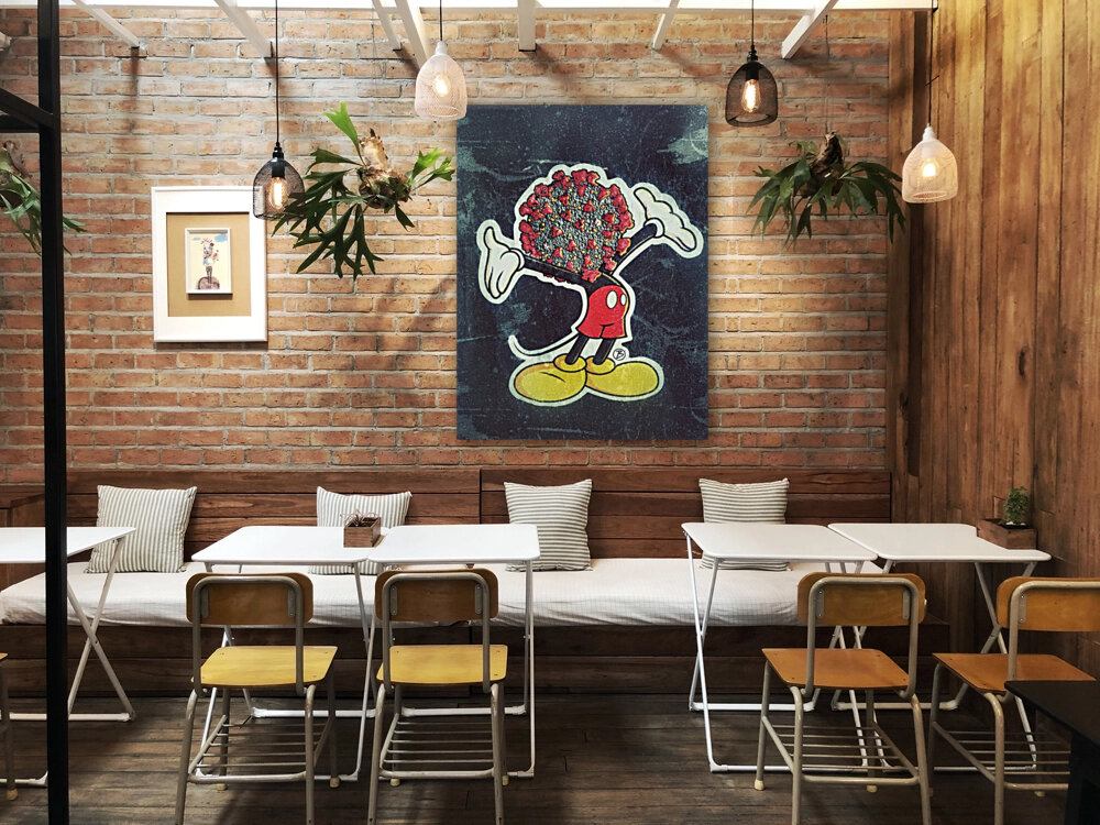 Fighting Mickey Reproduction