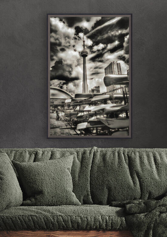 Harbour Front - B&W Reproduction