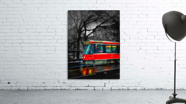 Queen St. Streetcar - Toronto Wall Preview