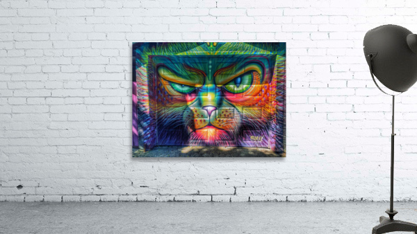 Graffiti Cat Wall Preview
