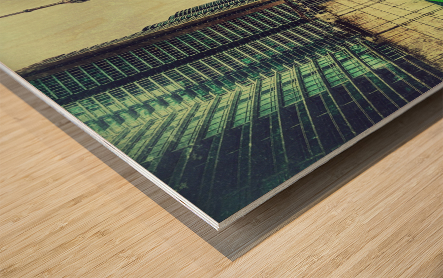 Toronto New World Wood print