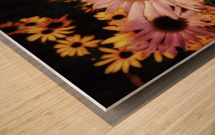 Flower Power Wood print