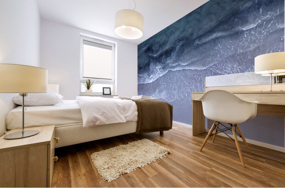 Blue Wave Mural print