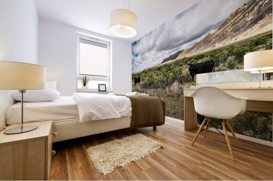 Cow Lick Mural print