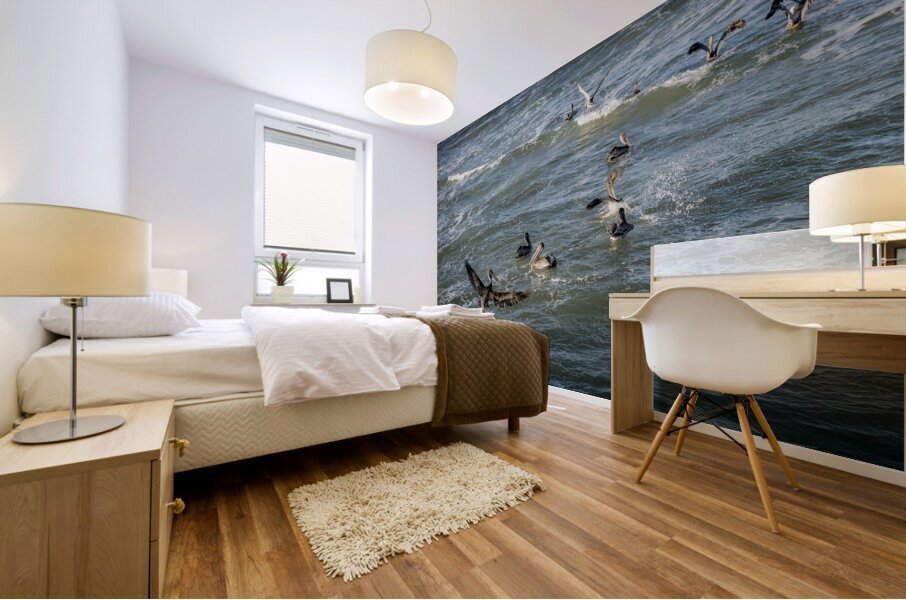 Fashionably Late Mural print
