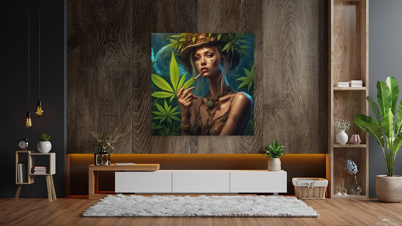 Psychedelic Girl  Reproduction