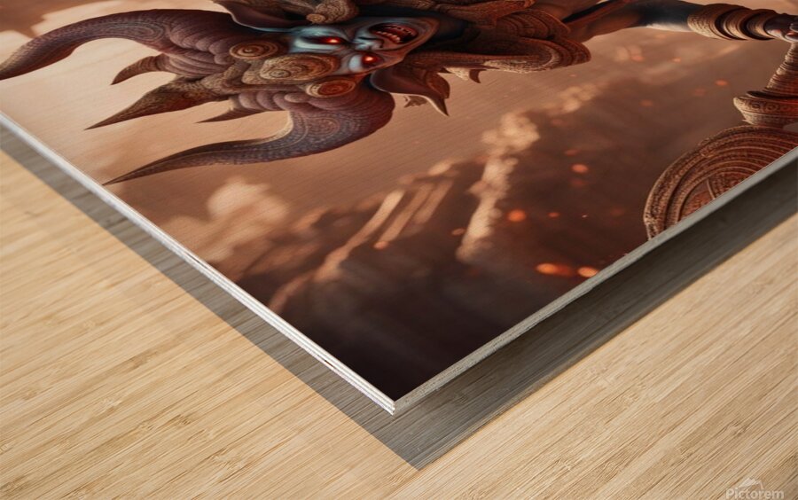 Most Ancient Demon  Wood print