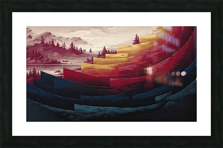  Ascending to Harmony Picture Frame print