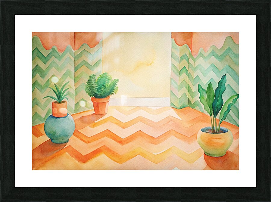  Sunlit Corner Picture Frame print
