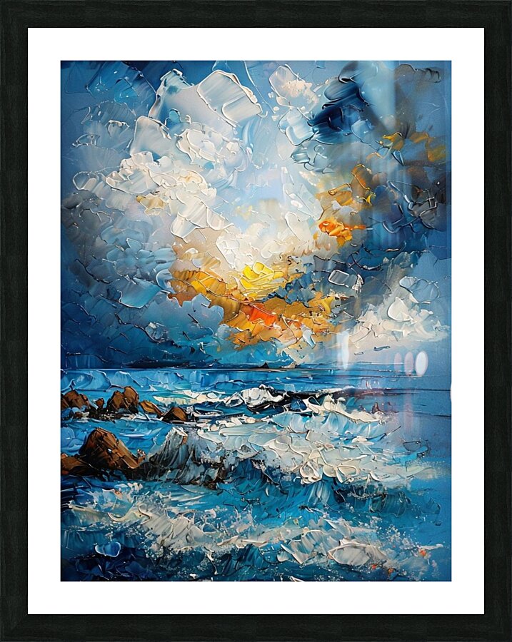 Stormy Horizons Picture Frame print