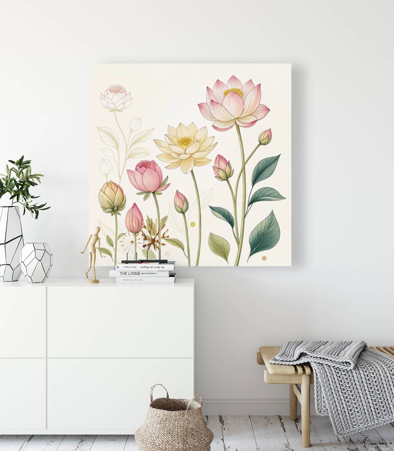 Serene Bloom Reproduction