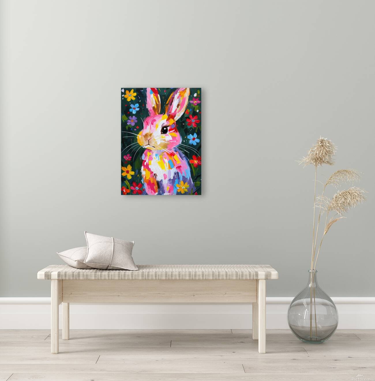 Bunny in Bloom Reproduction