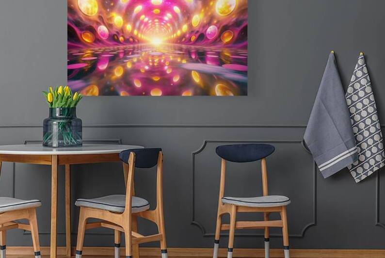 Cosmic Gateway by VintageBioCanvas Studio