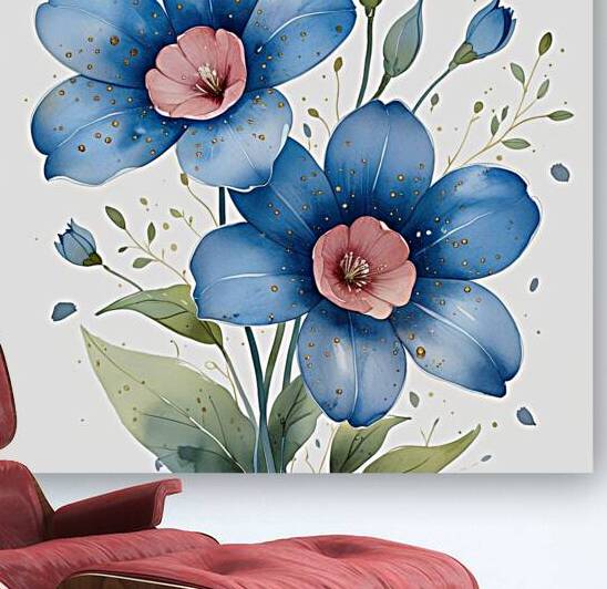 Blossoms of Serenity by VintageBioCanvas Studio