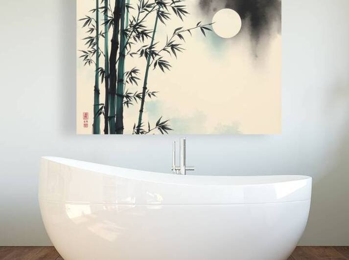 Bamboo Whisper by VintageBioCanvas Studio