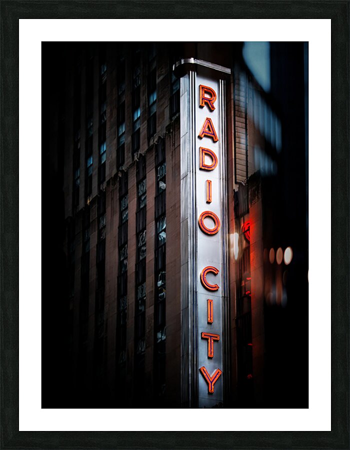New york rhythm Picture Frame print