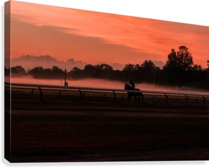 Early Morning Workout Canvas Print