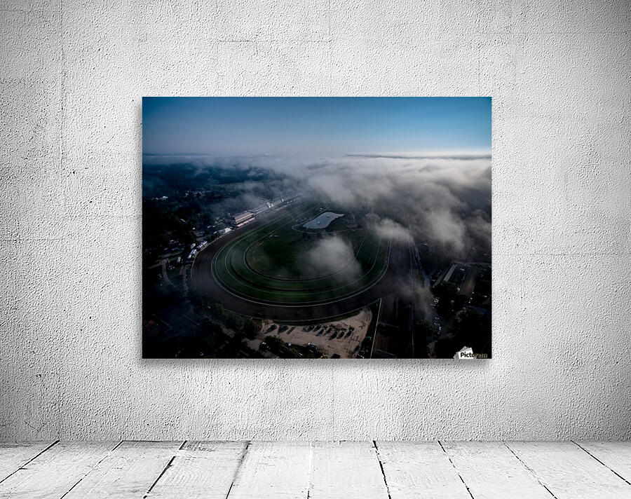 Low Clouds Over Race Track Wall Preview