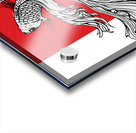 Graceful Betta Fish Line Art – Japanese Minimal Acrylic print