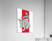 Graceful Betta Fish Line Art – Japanese Minimal Acrylic Print