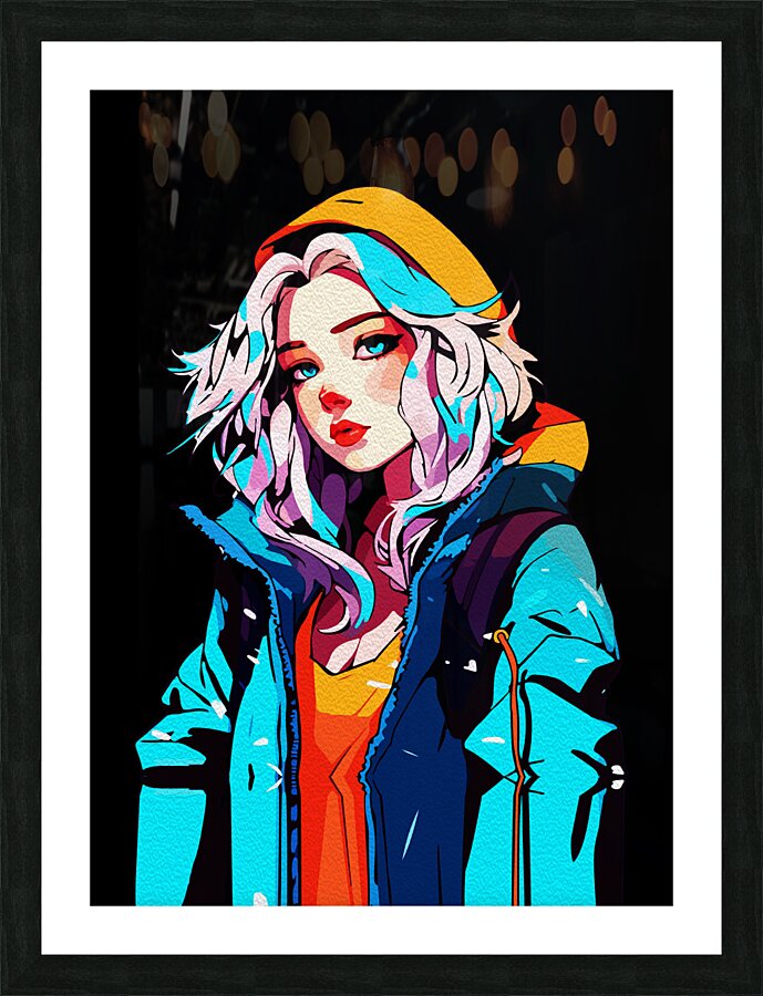 Creative Anime Wall Art | Girls 10 Picture Frame print