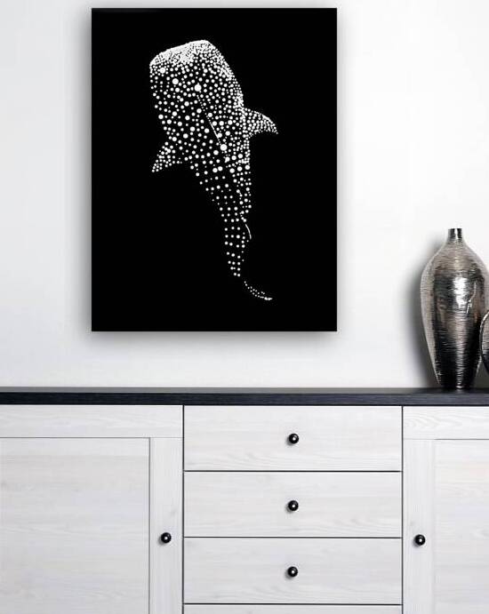 Whale Shark Dot Art Design by Ramy Salah Hefny