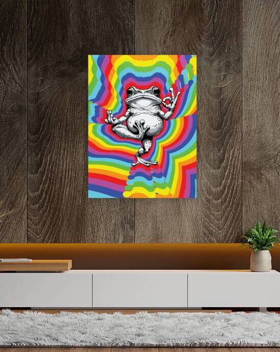 Zen Frog Masterpiece by Ramy Salah Hefny