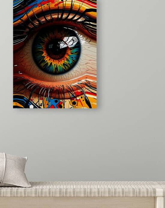 Color Explosion Eye – Vibrant Abstract Realism by Ramy Salah Hefny