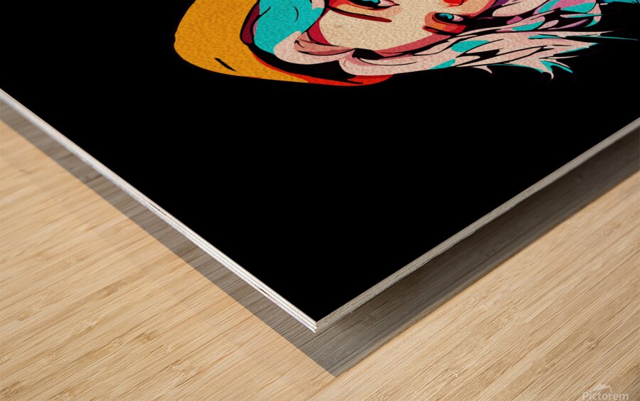 Creative Anime Wall Art | Girls 10 Wood print